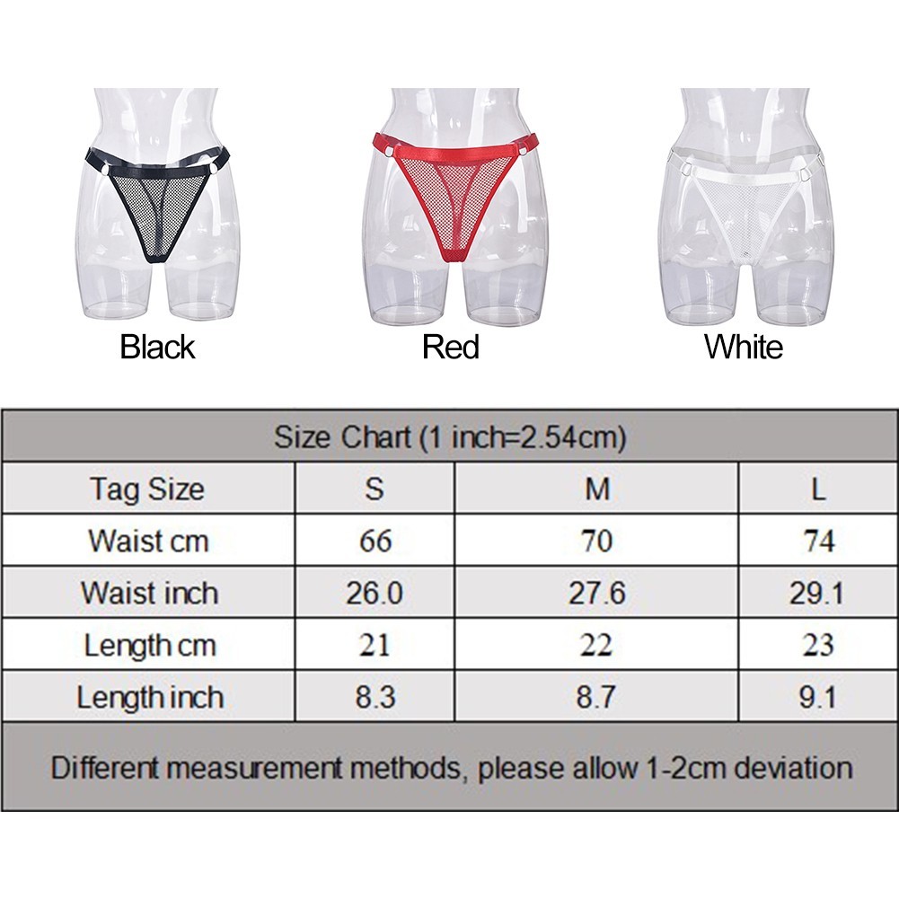 New Fishnet Briefs Comfortable Briefs Sleep Solid Color Casual Style Female Home