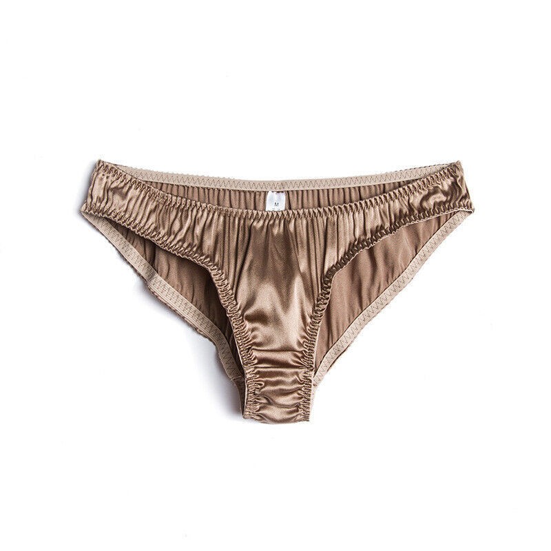 Women’s Silk Sexy Satin Knickers Panties Briefs Low Waist Lingerie Underwear S-L