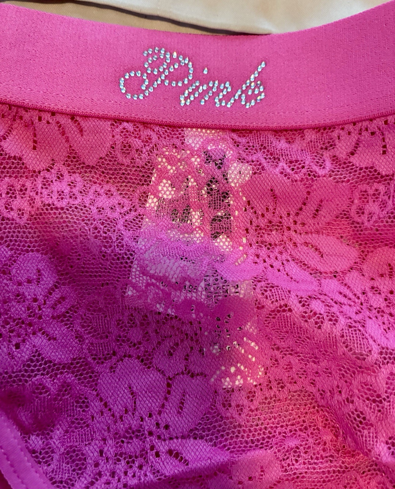 Victoria’s Secret Women’s Panties S Lot of 2 Pink Lace Cheeky Green Brief NEW