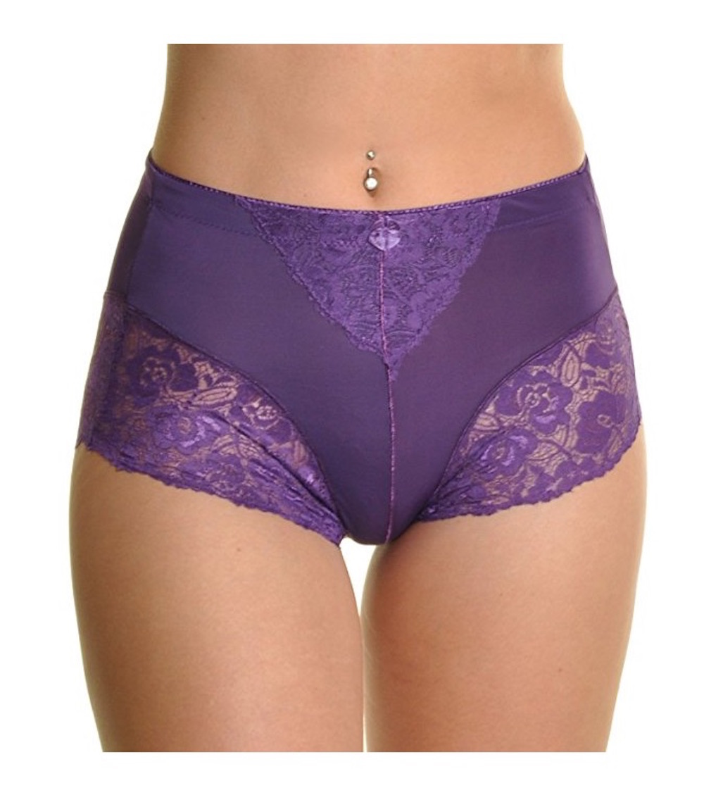 6 High Waist Light Control around Lace Light-control Full-coverage Briefs #63031