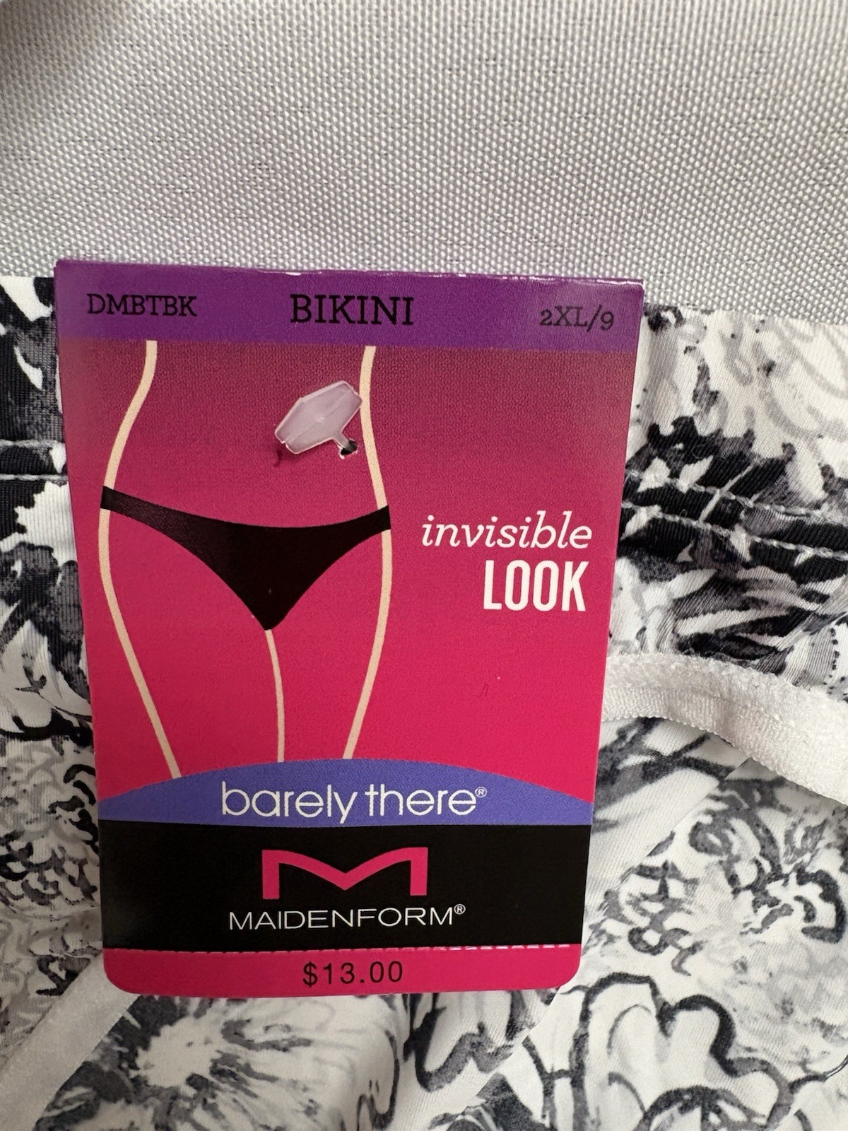 NEW Maidenform Bikini Barely There Invisible Look Panties 2 Pair DMBTBK 2XLarge