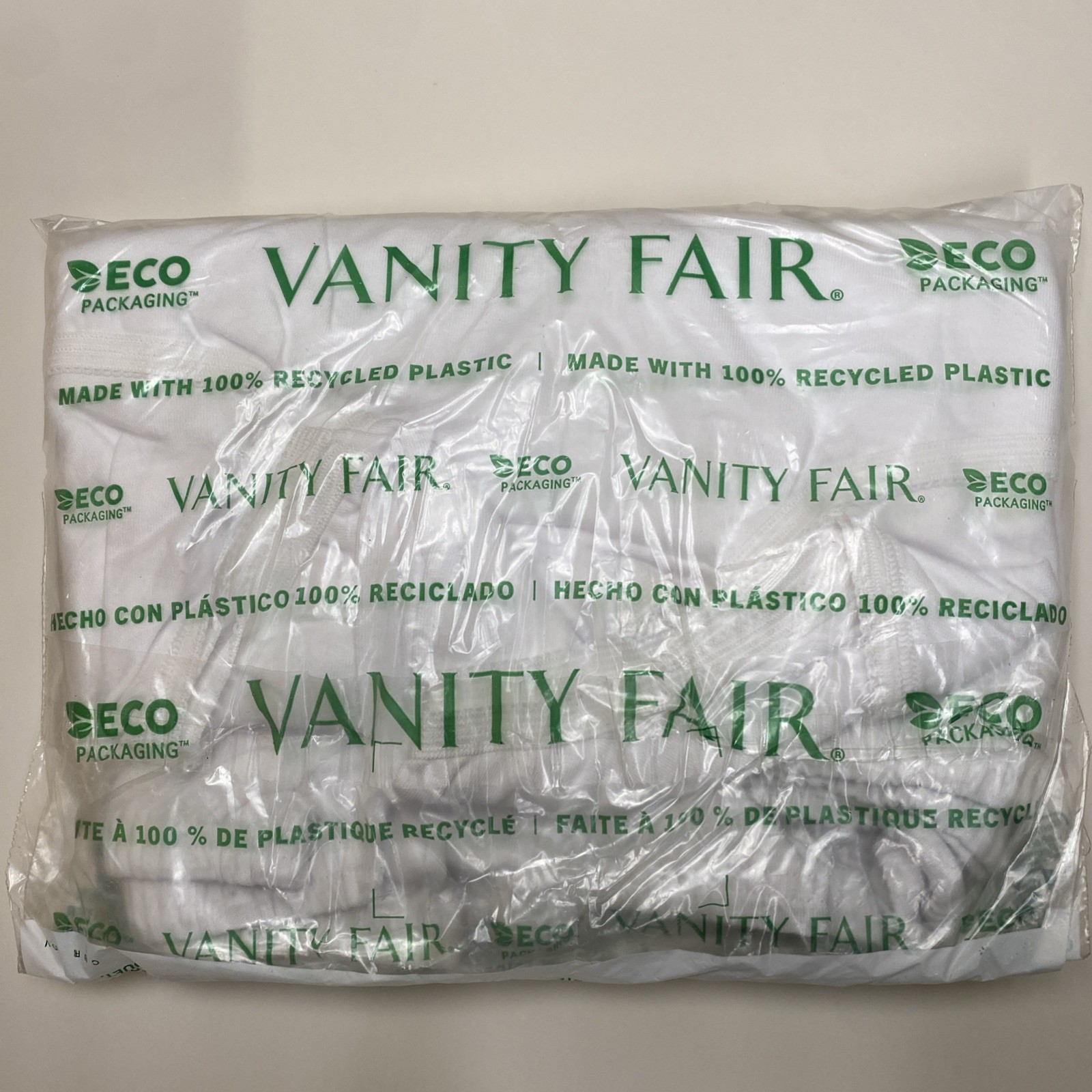 Vanity Fair Perfectly Yours Cotton Brief 3 Pack 15320 Size XL White