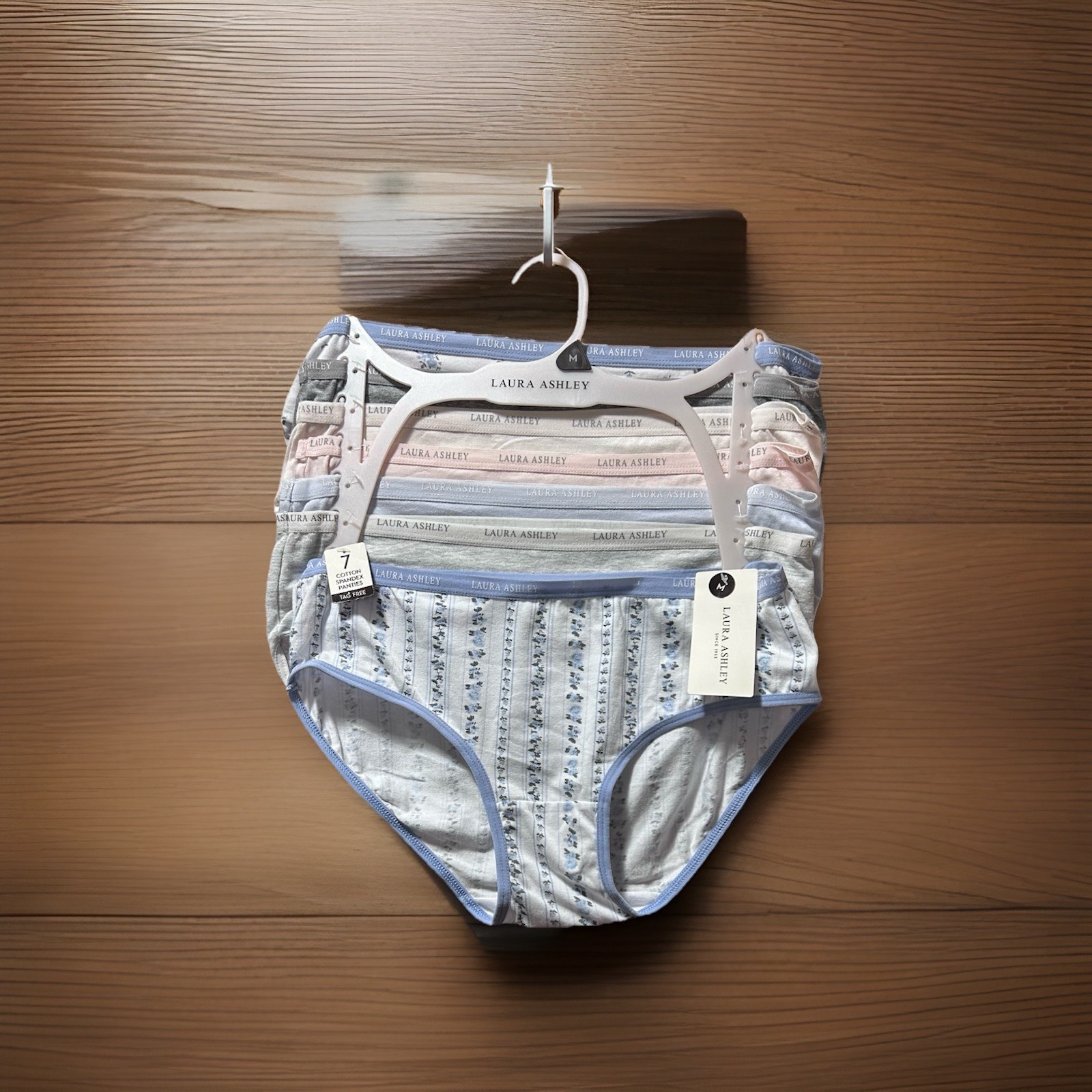 Women’s Laura Ashley Panties 7 Pairs M