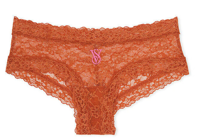 S M L XL XXL Fall Rust ALL FLORAL LACE THE LACIE Victorias Secret CHEEKY Pantie