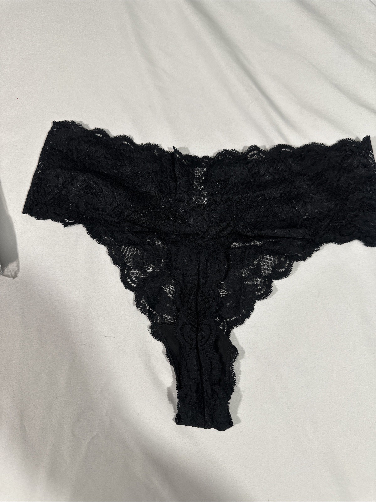 NWT Cosabella [ 3PC – 1X ] Never Say Never Extended Cutie Thong in Black T2184