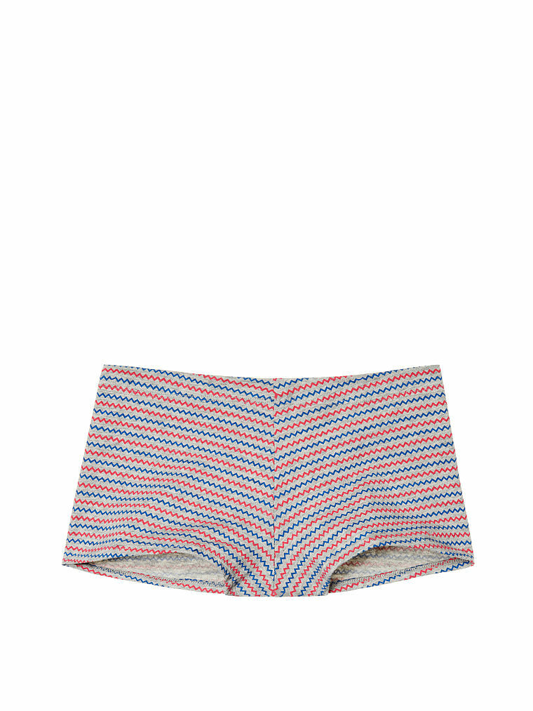3 pr Victoria’s Secret PINK SHORTIE Panty large gray red blue black NIP SEALED