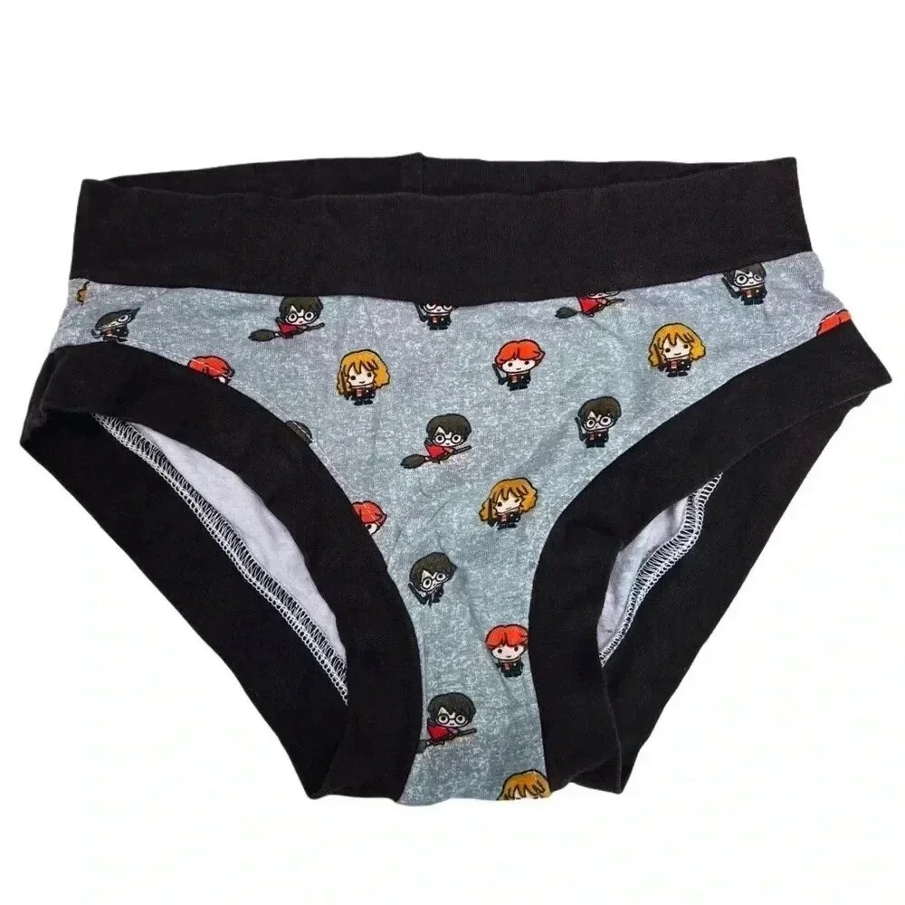 Handmade Harry Potter Undie Briefs | Organic Cotton Underwear | XS