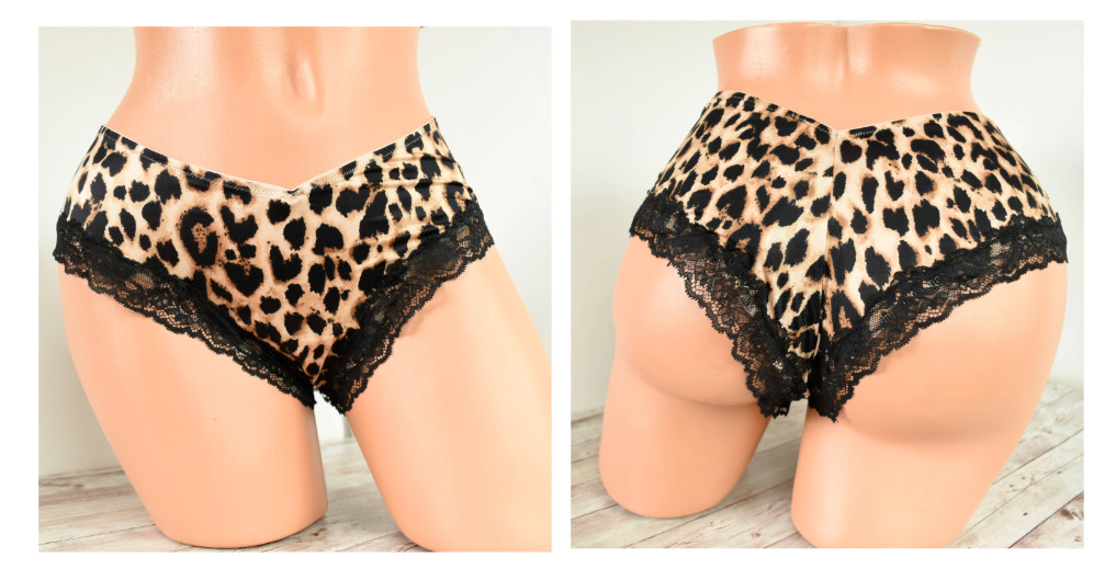 Victoria’s Secret XXLARGE *VERY SEXY* LACE TRIM HIGH-LEG CHEEKY *Leopard*