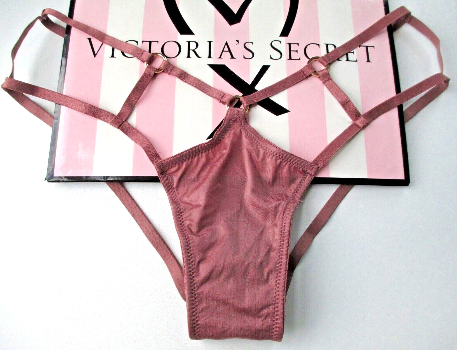 VICTORIA’S SECRET VERY SEXY High Leg Cheeky Panty S M L XL Vintage Rose Hardware
