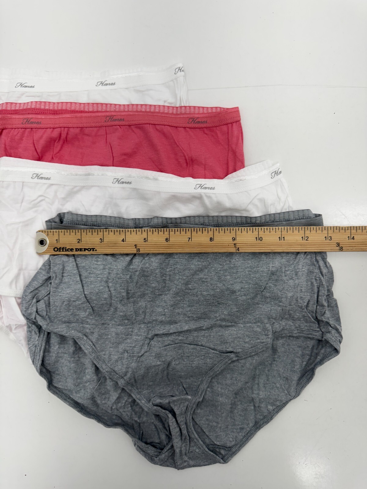 Hanes 4 Pack Multicolor Briefs Womens Size 8