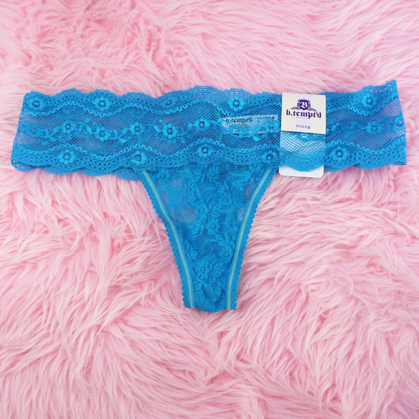 all LACE b.tempt’d triangle Thong OR Hipster panties NWT stretch 3 Colors S-XL