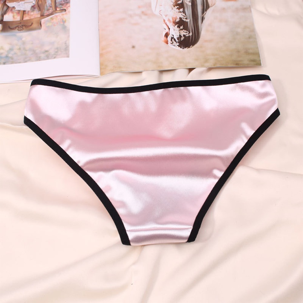 Useful Evening Home Underwear Panties Knicker Satin Soft Solid Stretchy