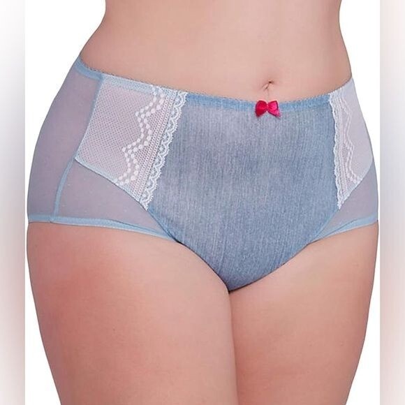 Sculptresse by Panache | Women’s Misty Full Brief Denim Size 6XL NWT