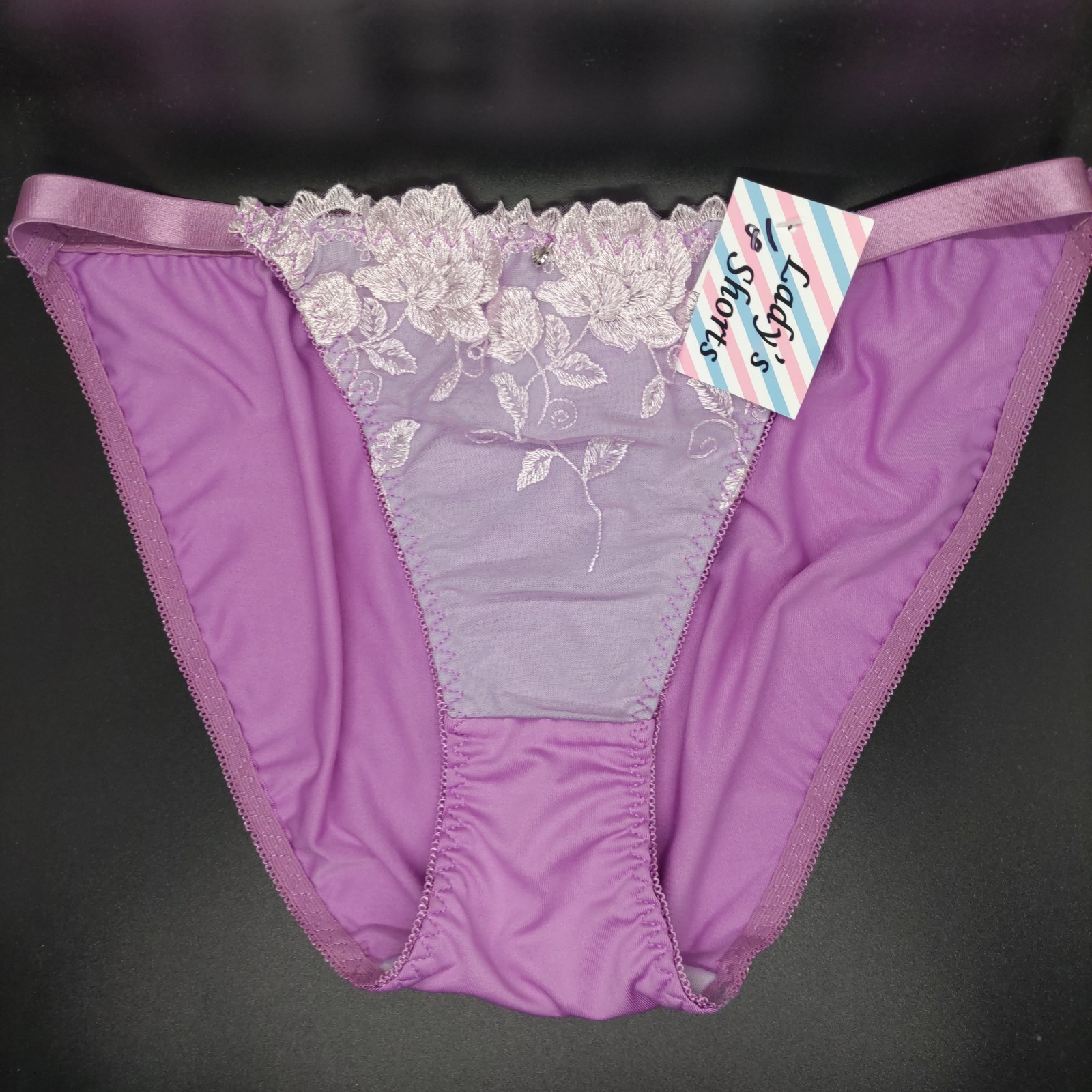 US SIZE XL SHINY NYLON TRICOT PANTIES from Japan
