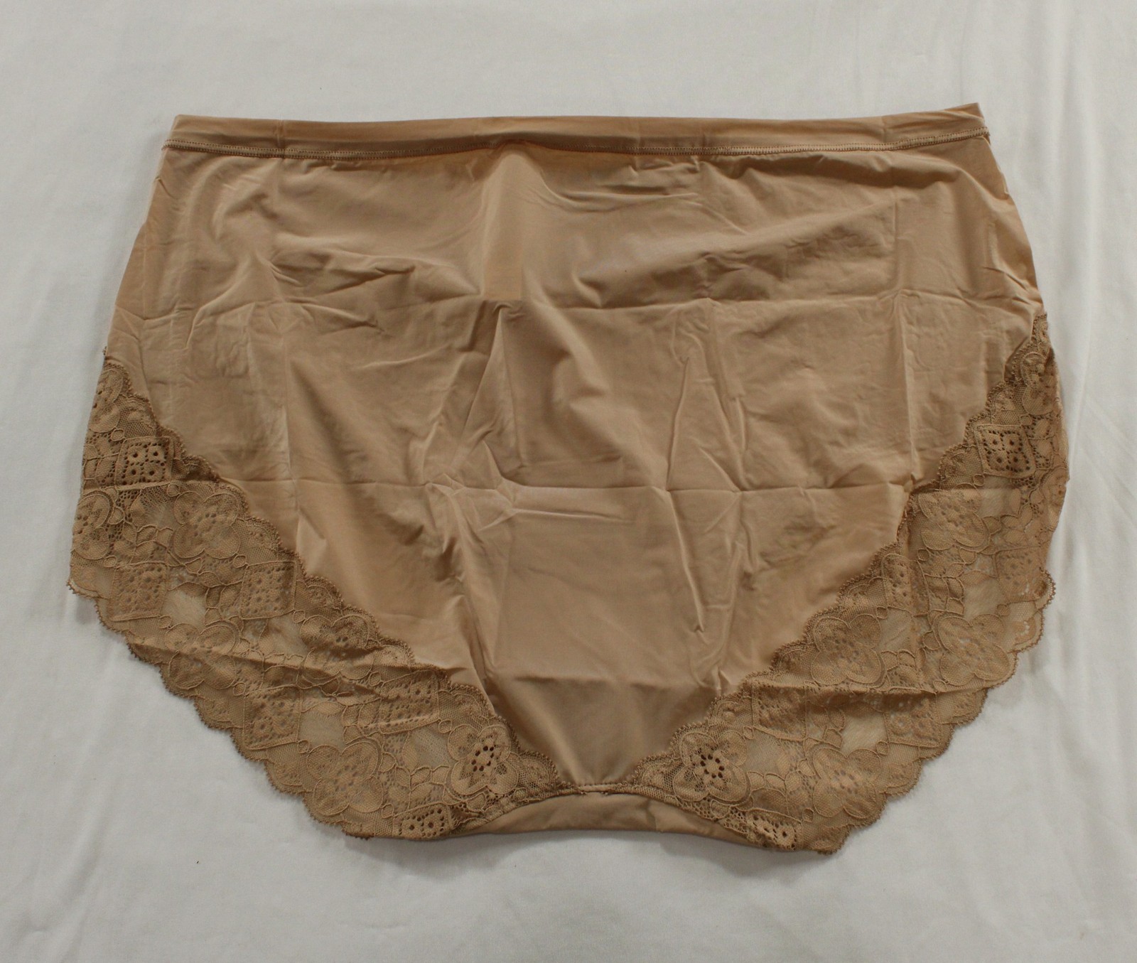 Intimissimi Women’s Microfiber and Lace High Rise Panties AR8 Honey Size 3XL