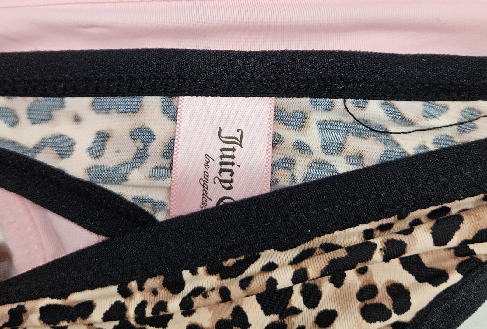 JUICY COUTURE 5 Pack Women S M L XL Logo Thong Panties Gray Black Pink Beige