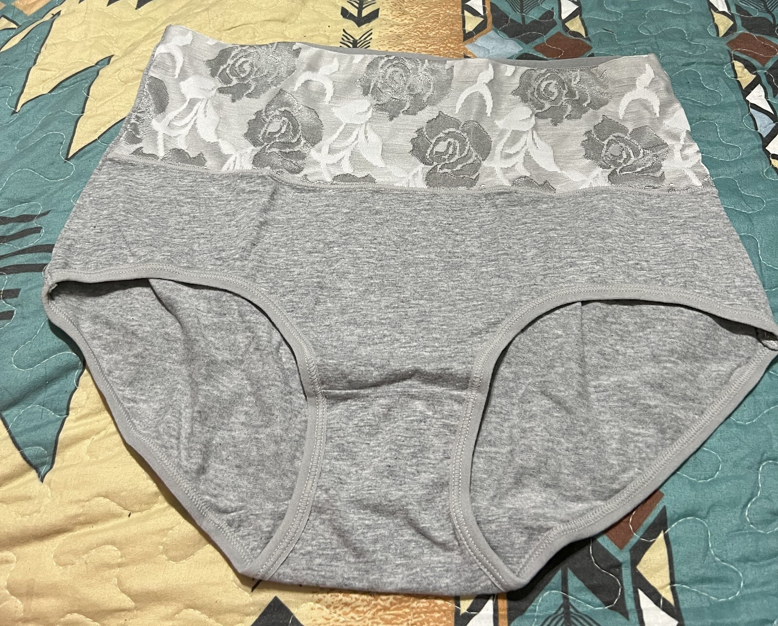 Blue womens banded briefs size 3X, they run small