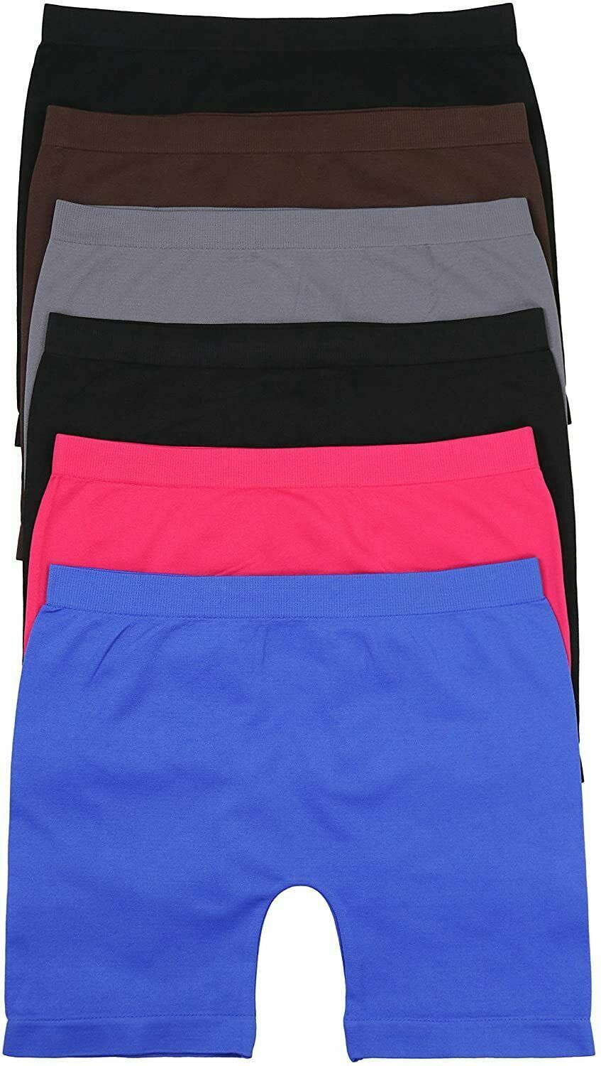 S M L Black Blue Gray Brown Pink Slimming Seamless Shaper BoyShorts Women Pantie