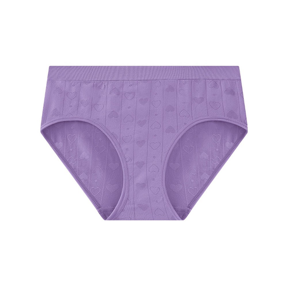 Women’s Breathable Polyester Underwear Mid Waist for Leisure Vacation and Home