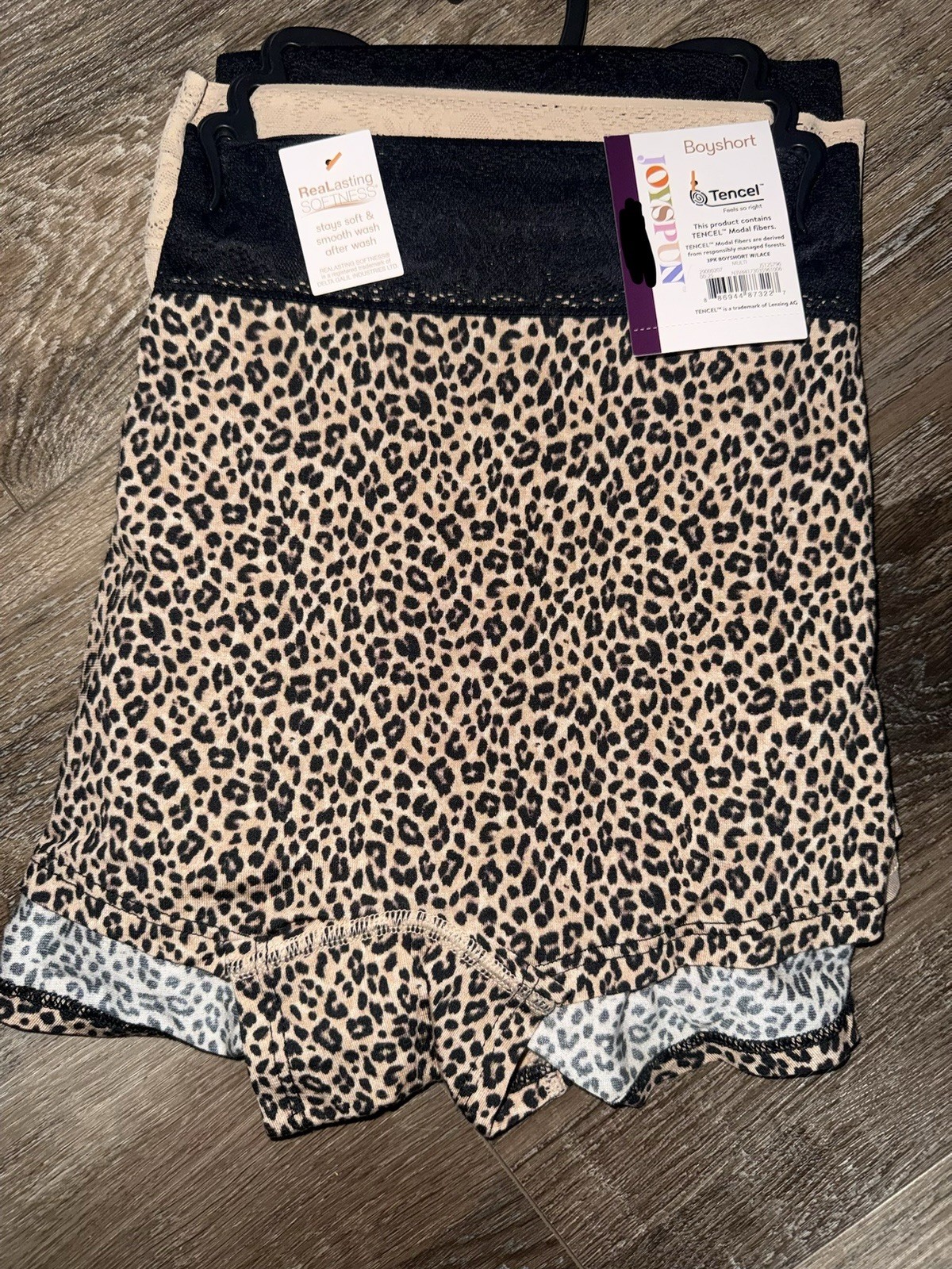 Joyspun ~ 3-Pair Womens Boyshort Underwear Panties Modal Blend (A) ~ 2XL (20)
