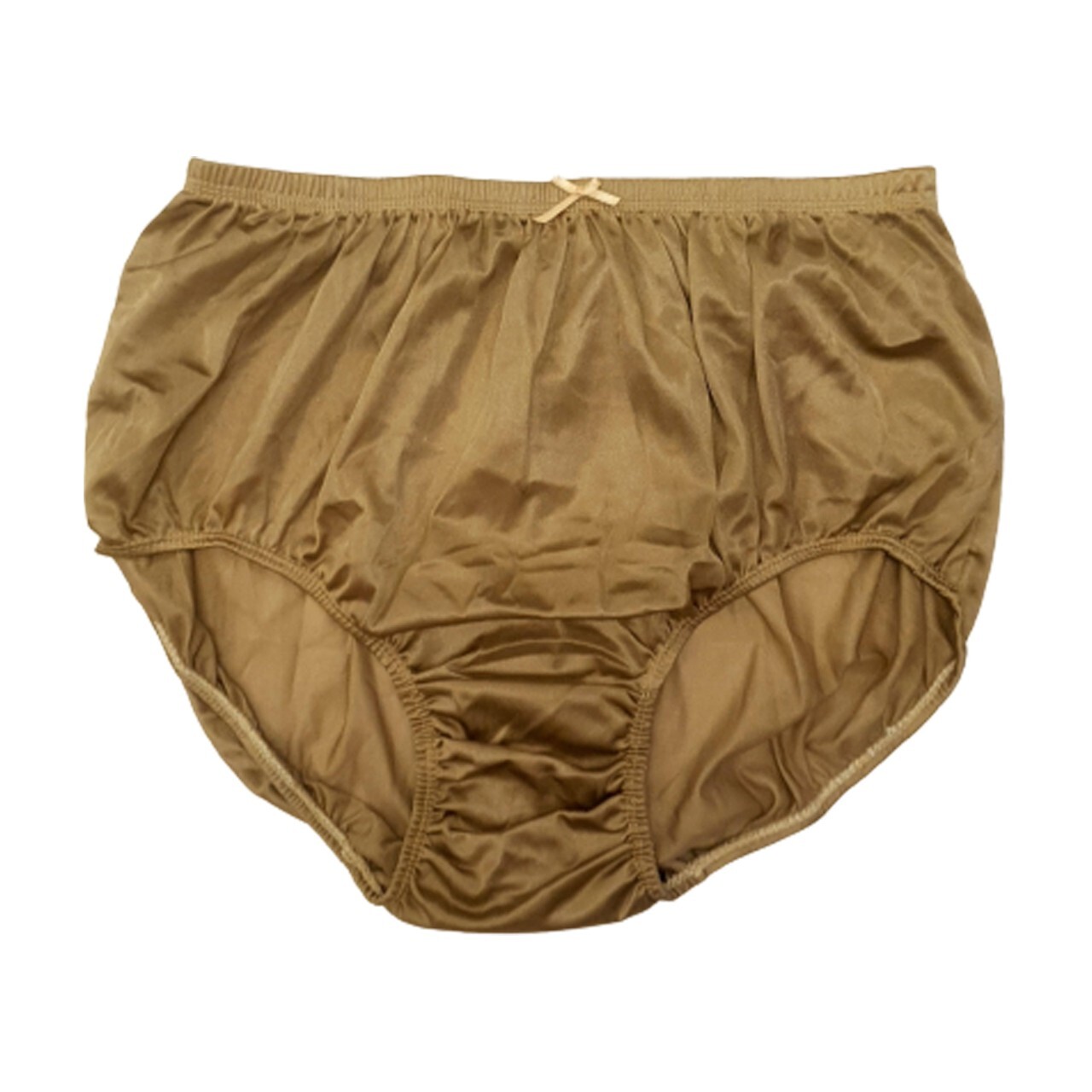 6x Nylon Full Cut Panties Size 3XL Hips 44″-54″ Shiny Sissy Granny Asst. Colors