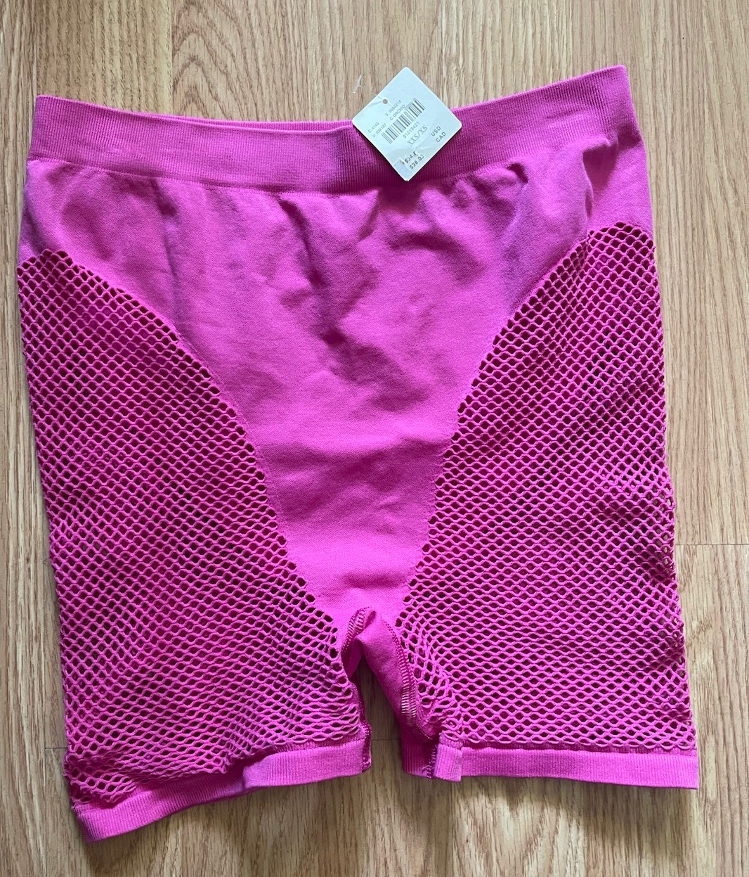 Anthropologie Fishnet Hot Pink Boyshort XXS XS