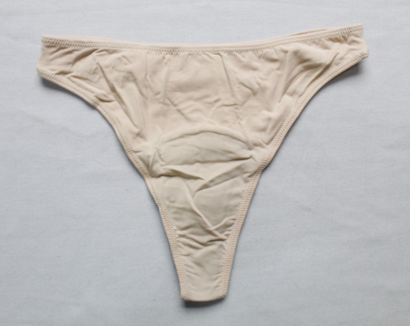 Huha Women’s High Rise Thong Mineral Undies MS7 Beige Small NWT
