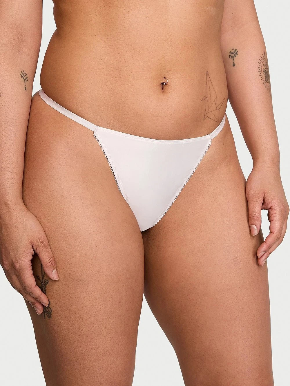 Victoria’s Secret Dream Angels – L Bridal Veil & Bow Tulle V-String Panty Large
