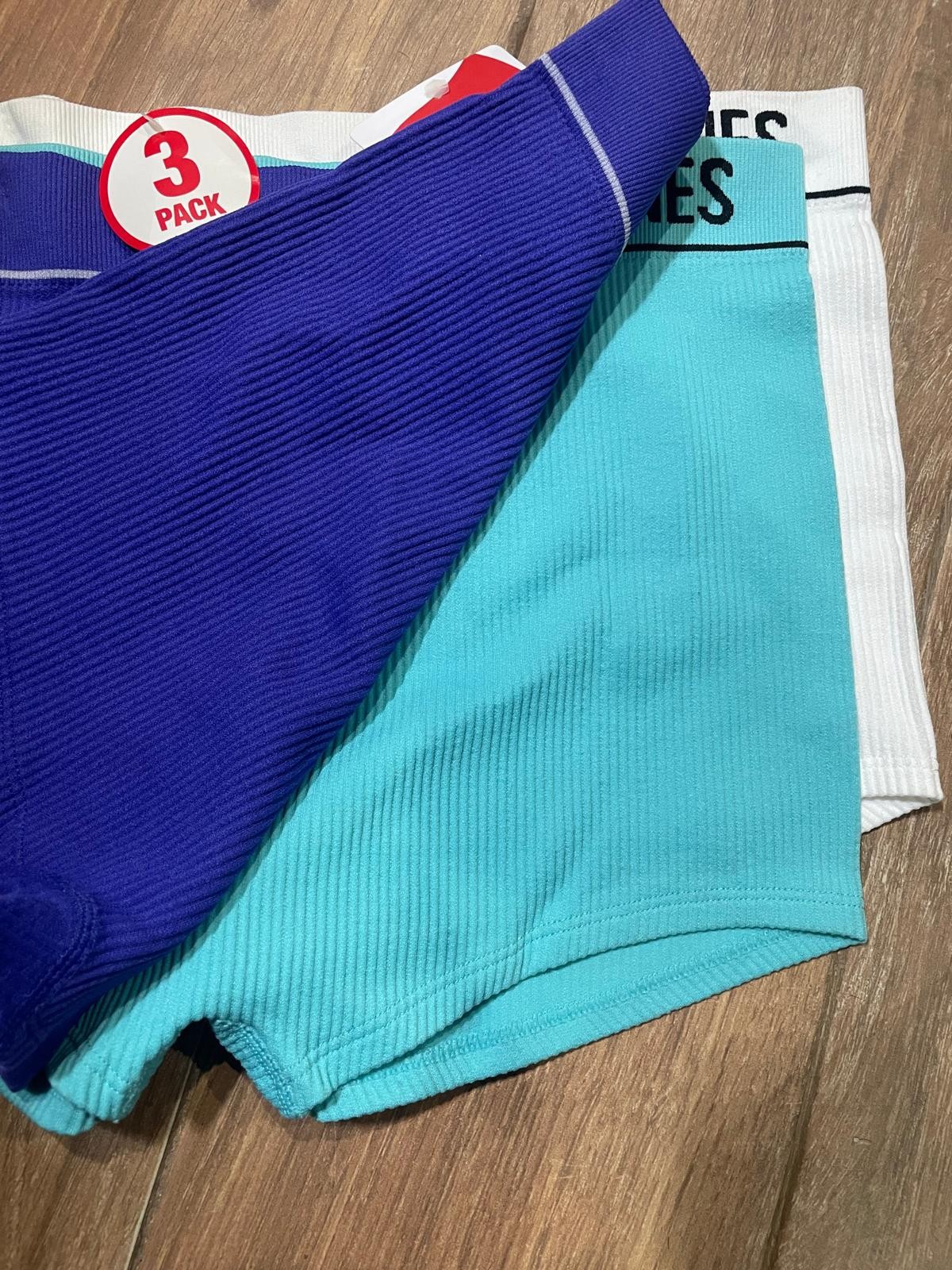 Hanes Originals Women’s Seamless Rib Boyfit Underwear 3-Pack Size X-Large MUJER