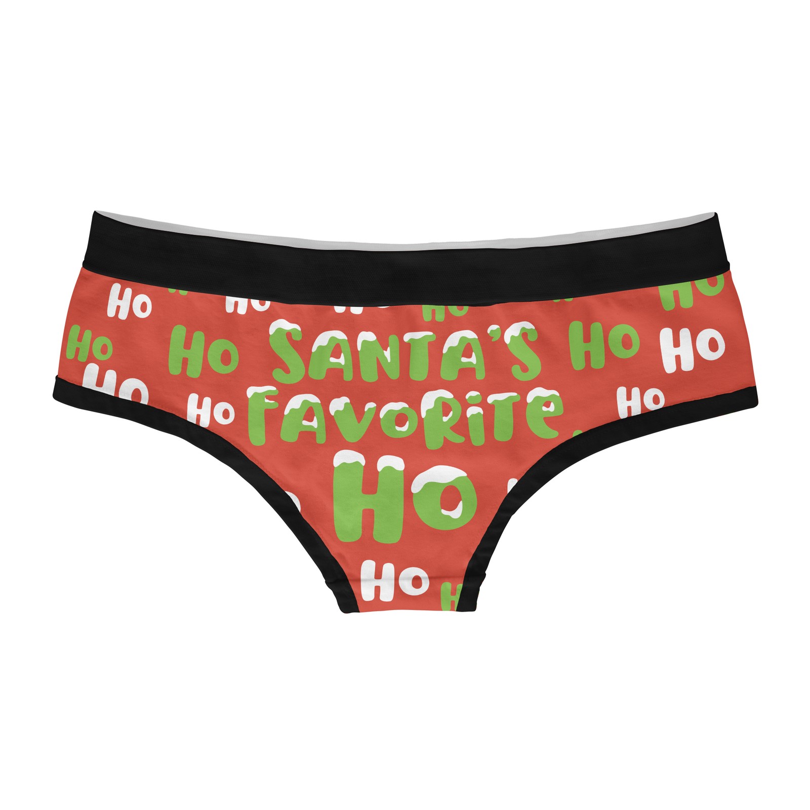 Santa’s Favorite Ho Womens Panties Funny Christmas Underwear for Ladies