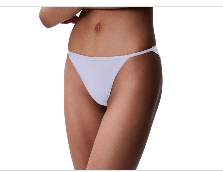 Calvin Klein Women’s Ideal Micro String Bikini Underwear Blue Size L 01057