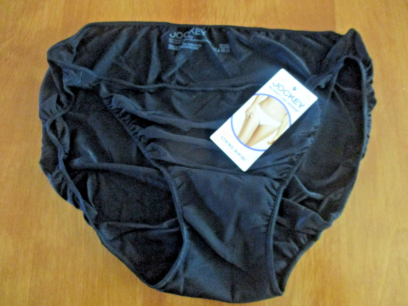 3 PAIR JOCKEY ELANCE WOMENS STRING BIKINIS PANTIES SIZE 7 UNDERWEAR Retail $33
