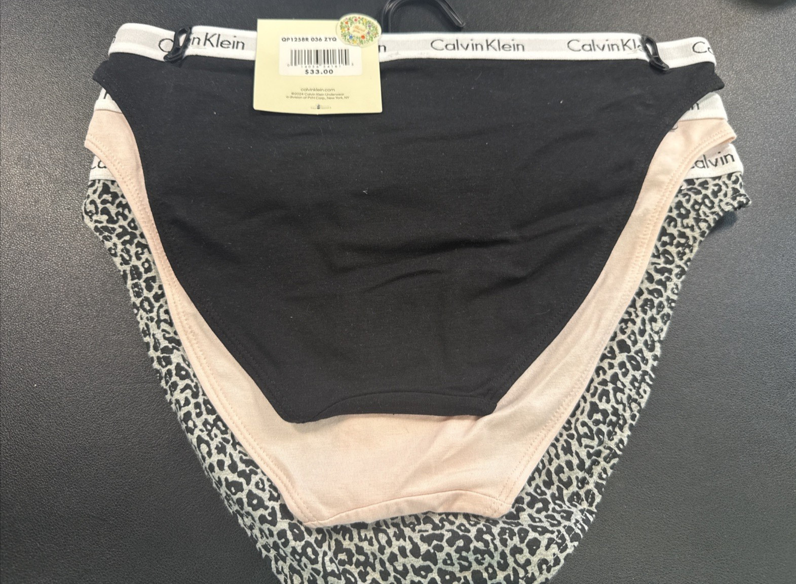 BIKINI 3 Pack – Calvin Klein Women (MEDIUM) Carousel Cotton Stretch QP1258R 036