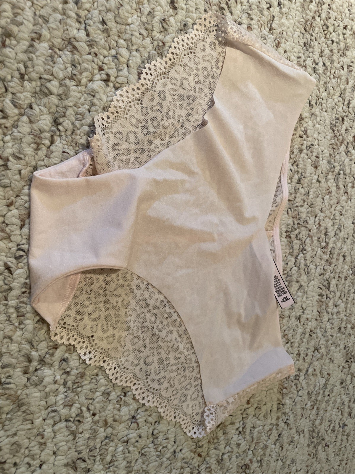 Lot Of 6 Victoria’s Secret Panties/ Underwear Light Pink Size L