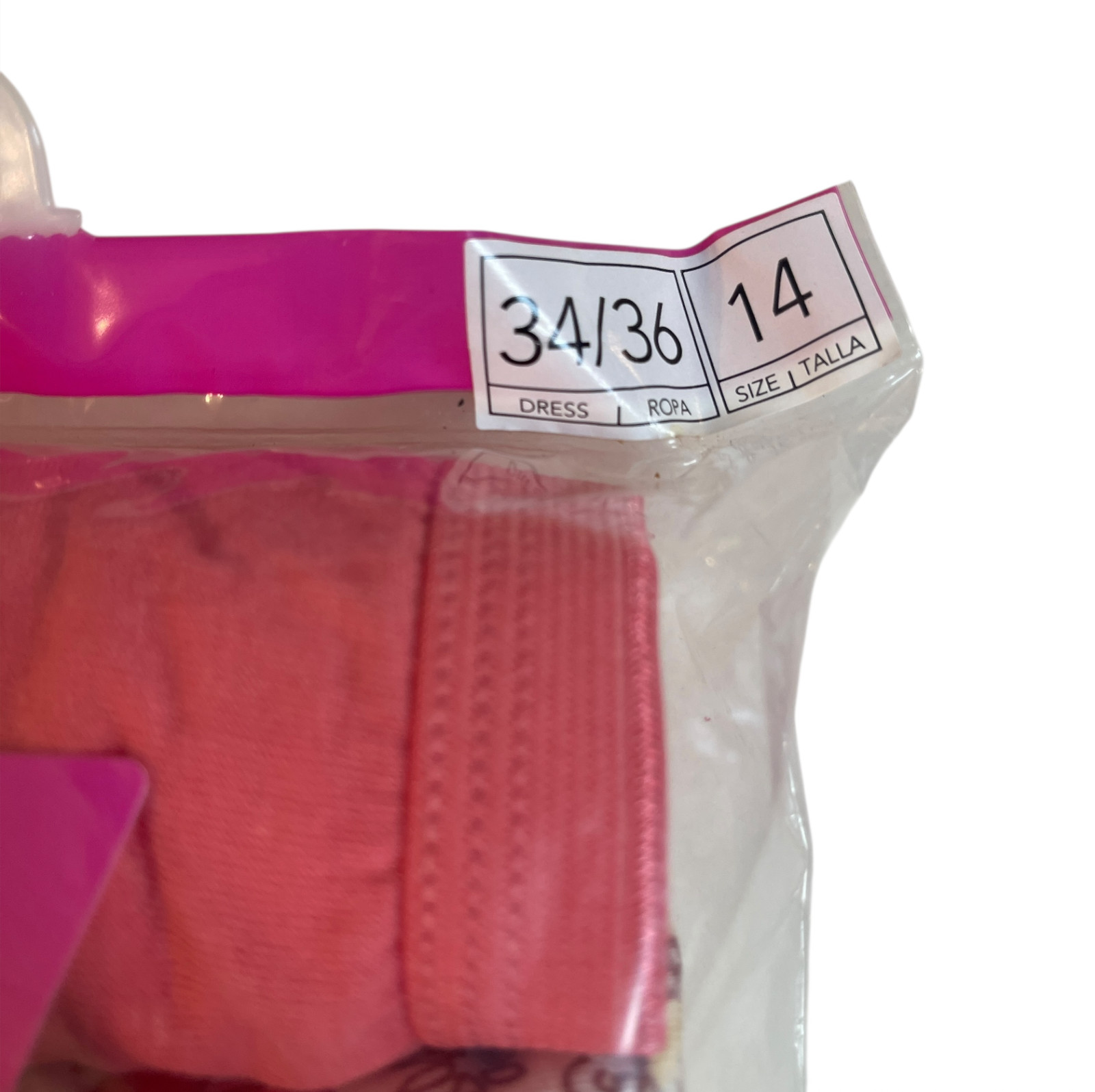 Just My Size Cotton Briefs Panties Plus Size 14 5 Pairs Hi Cut No Ride Up Coral
