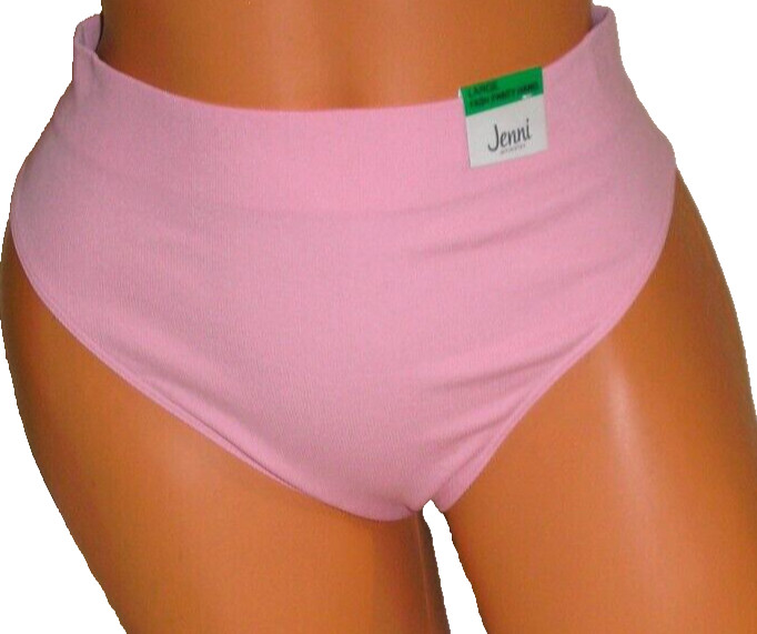 Panties Lingerie Jenni Ribbed Pink Thong Large Adult Gift