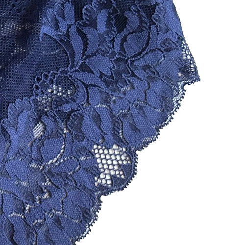 Womens SizeM/L Blue Bikini Breathable Classic with Lace Panties Elegant Panty