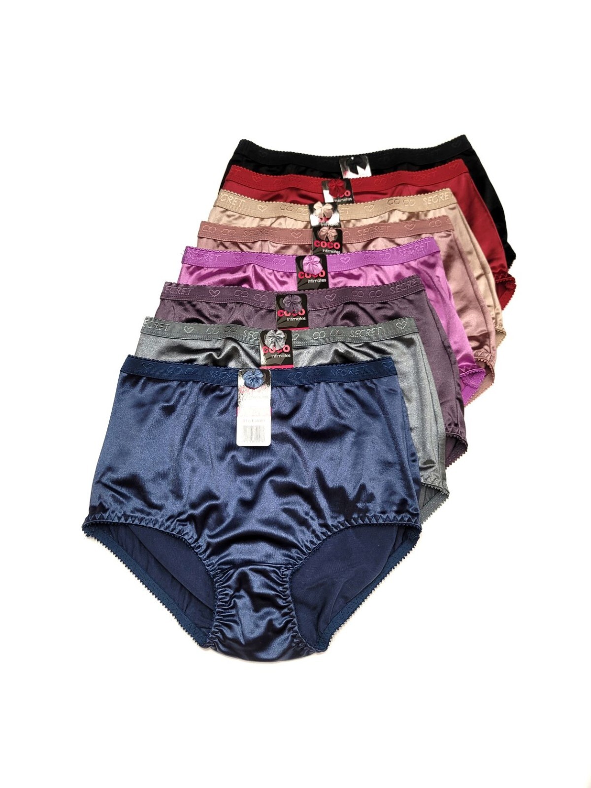 Coco Secret Satin Lady High Waist Light Tummy Control Full Coverage Girdle Panty