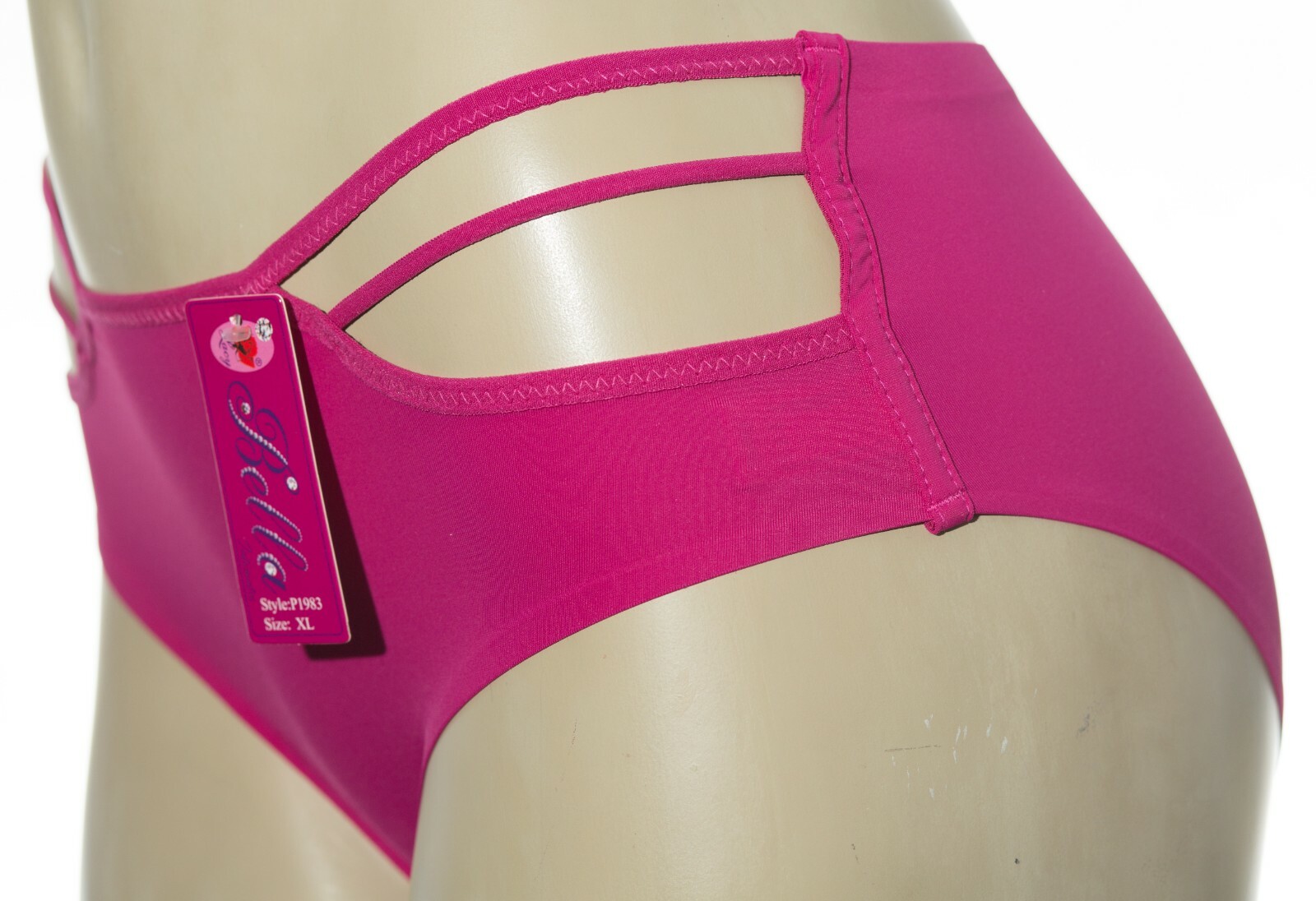 6 Women Solid Mixed Color Panties Laser Cut Bikini Underwear Brief S M L XL 1983
