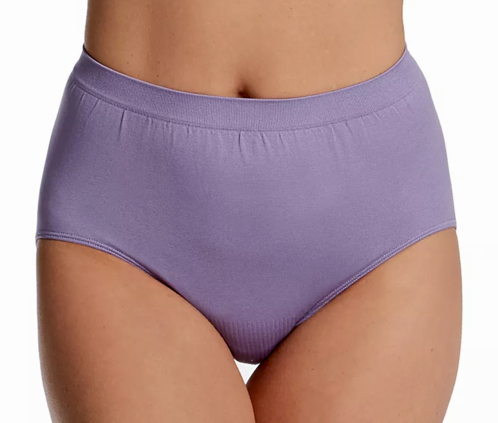 BALI Comfort Revolution Seamless Purple Brief Panty Underwear Womens M / L 6 / 7