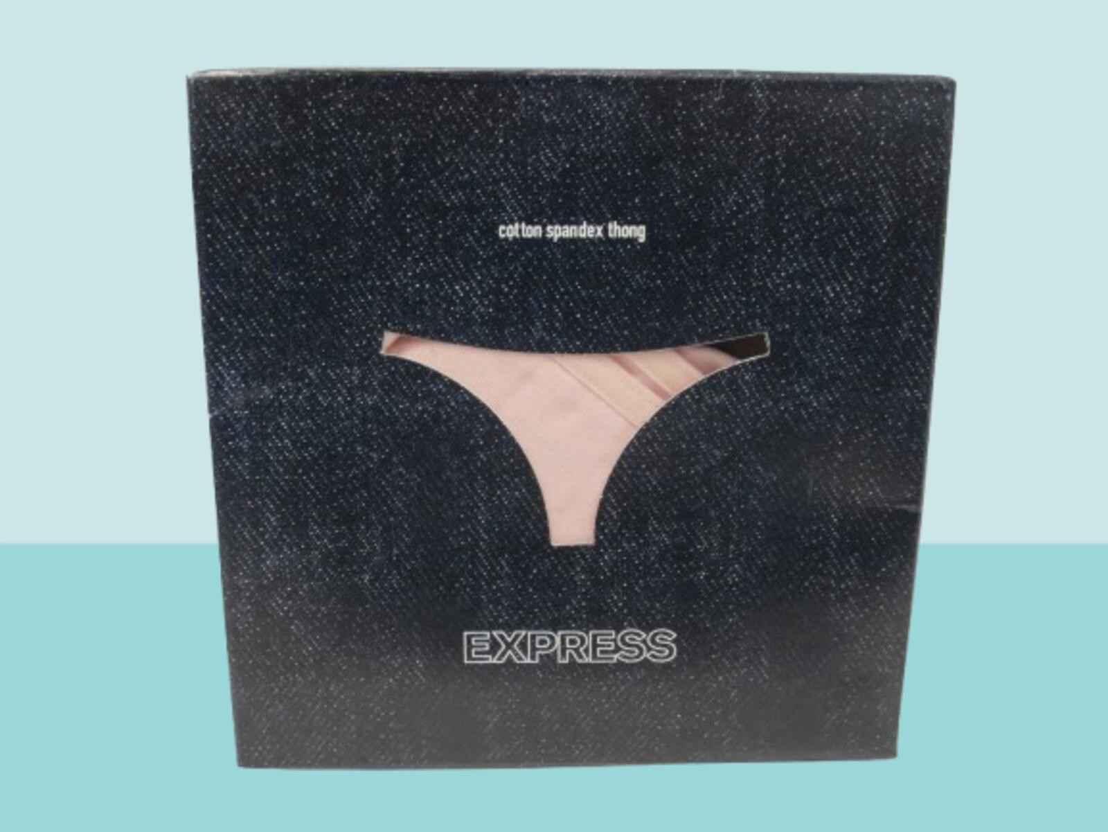EXPRESS INTIMATES COTTON SPANDEX THONG PANTY PINK SIZE MEDIUM BOXED LOT OF 3