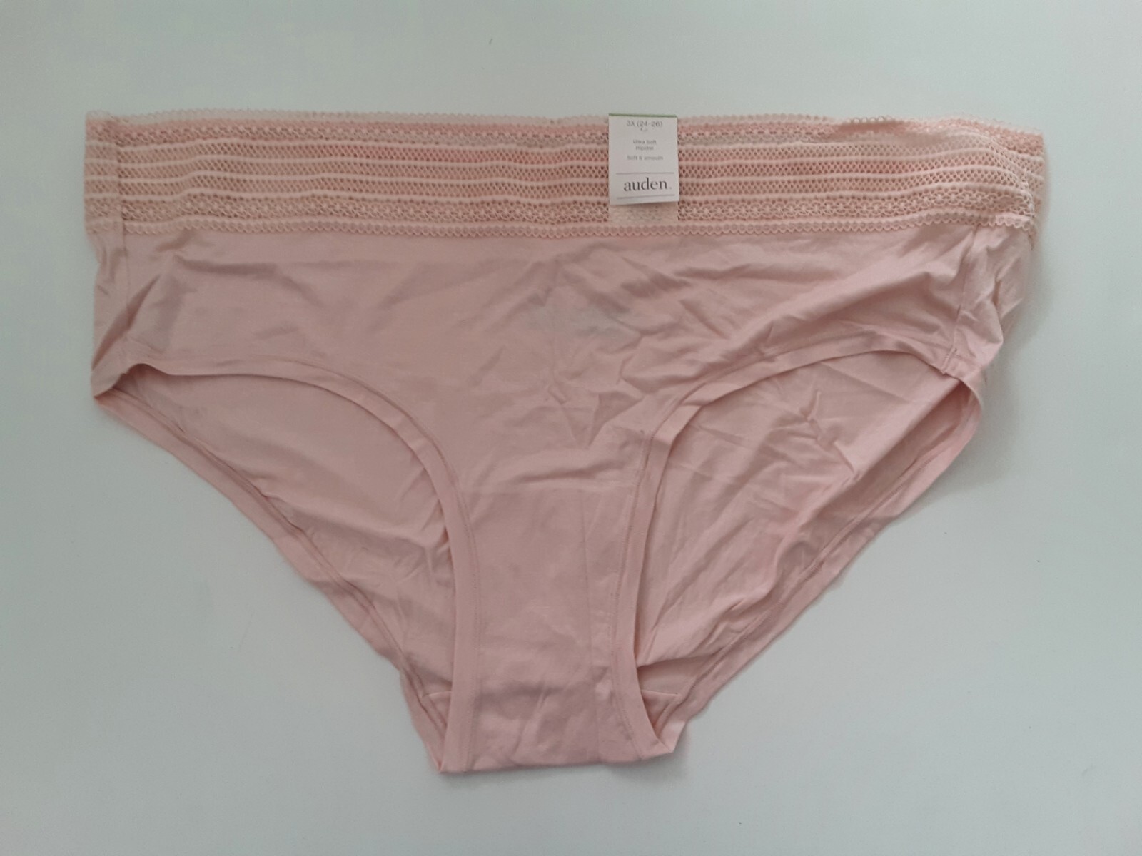 Auden Womens Modal Hipster Plus Size 3X (24-26) Casual Pink