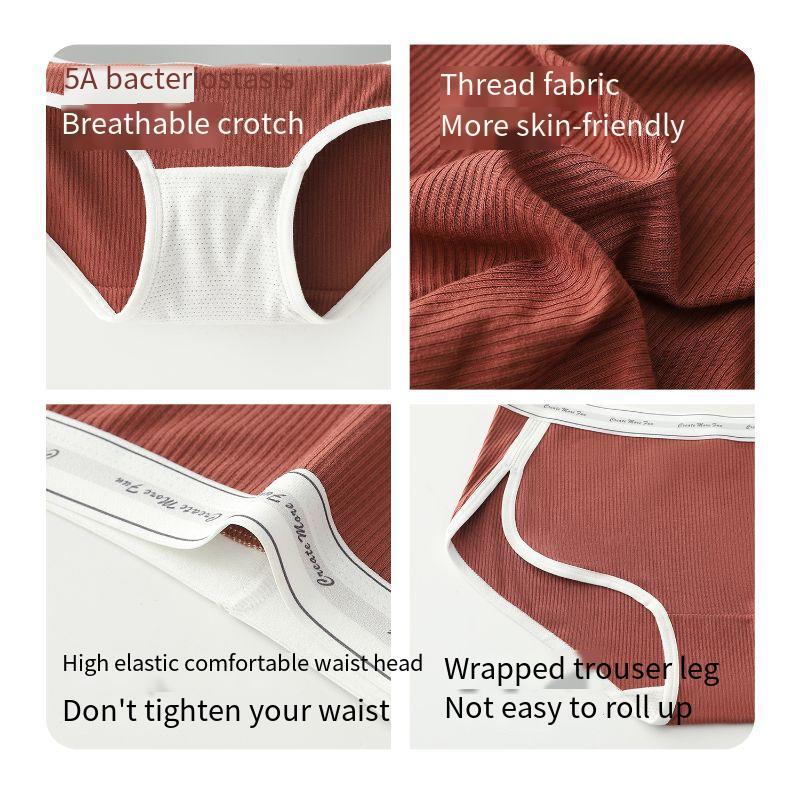 New Comfort Antibacterial Women’s Underwear Sports Mid Rise Modal Triangle Pants