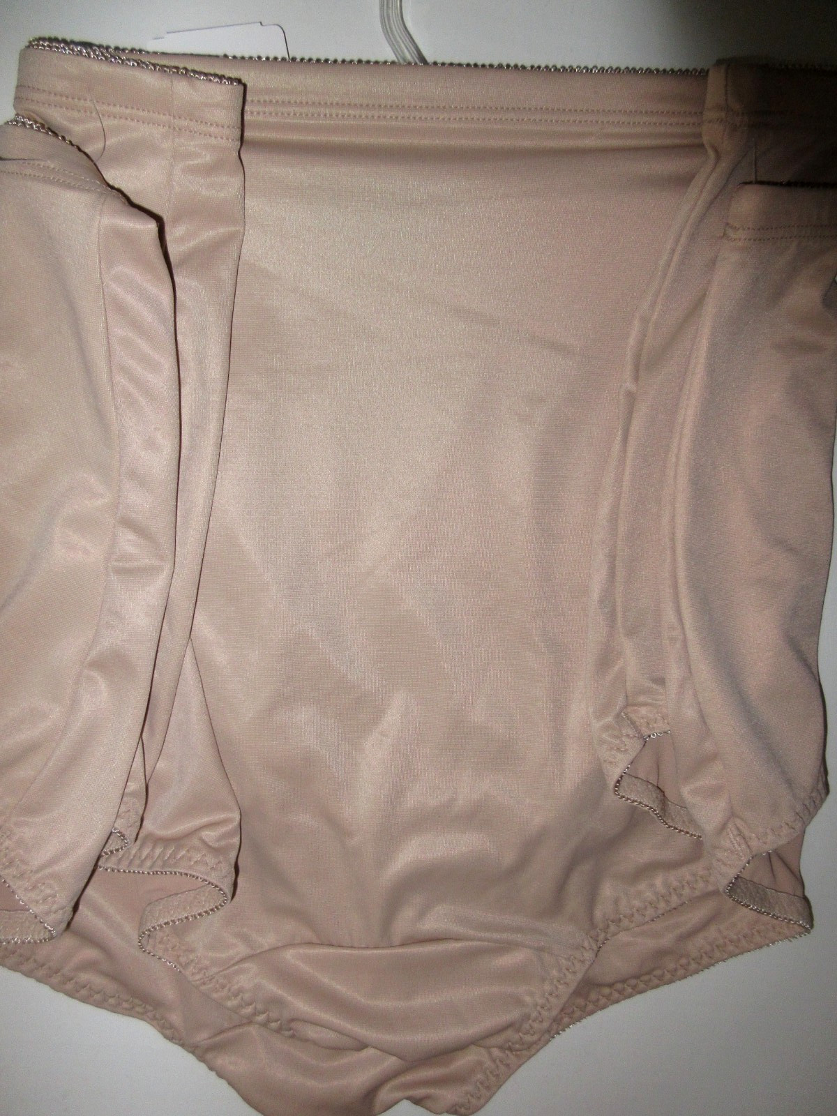 BALI 2-Pairs SHAPING brief Firm Control panties nylon womens beige Plus 3XL $40