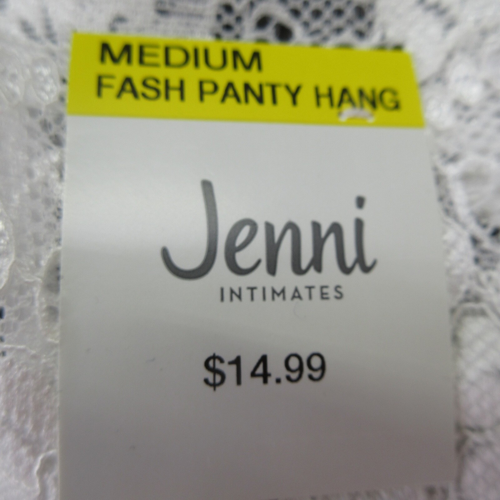 Jenni Intimates Women’s Thong Panties Underwear Medium Black Red White 4-Pack