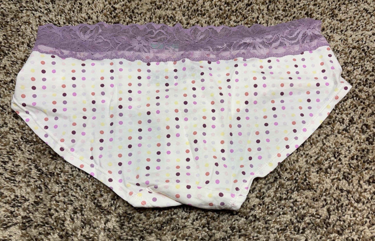 Auden Multi-Color Cotton Blend Hipster Panty. Size: S (4-6).
