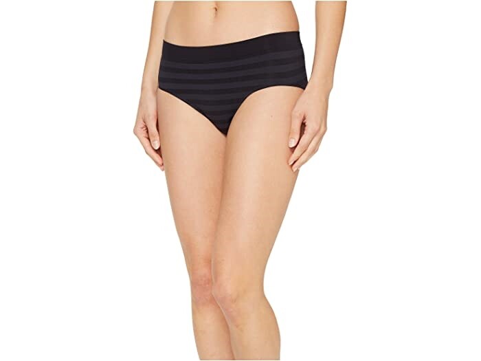 Jockey Women’s 242857 Matte & Shine Seamfree Hipster Black Underwear Size 5