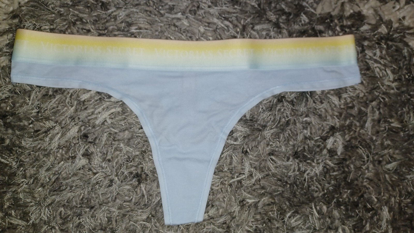 NeW Vs cotton rainbow ombre logo Thong Panty Size small