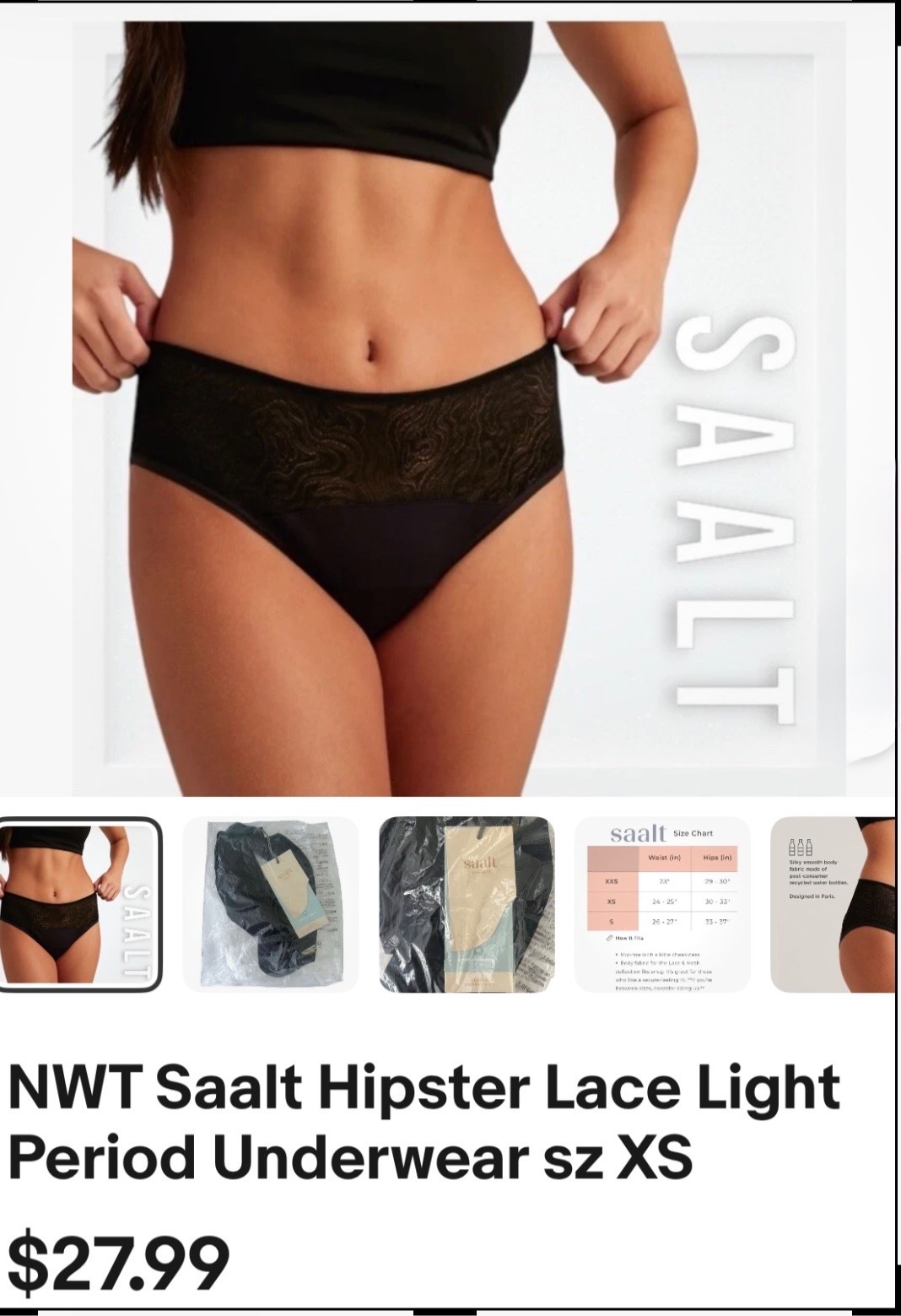 Saalt period underwear S