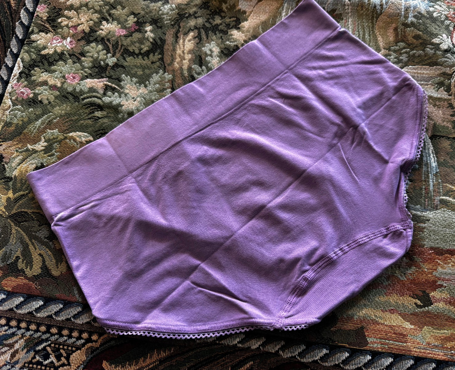 WACOAL 875332 ~ VALERIAN PURPLE ~ FEELING FLEXIBLE BRIEF PANTIES SIZE LARGE